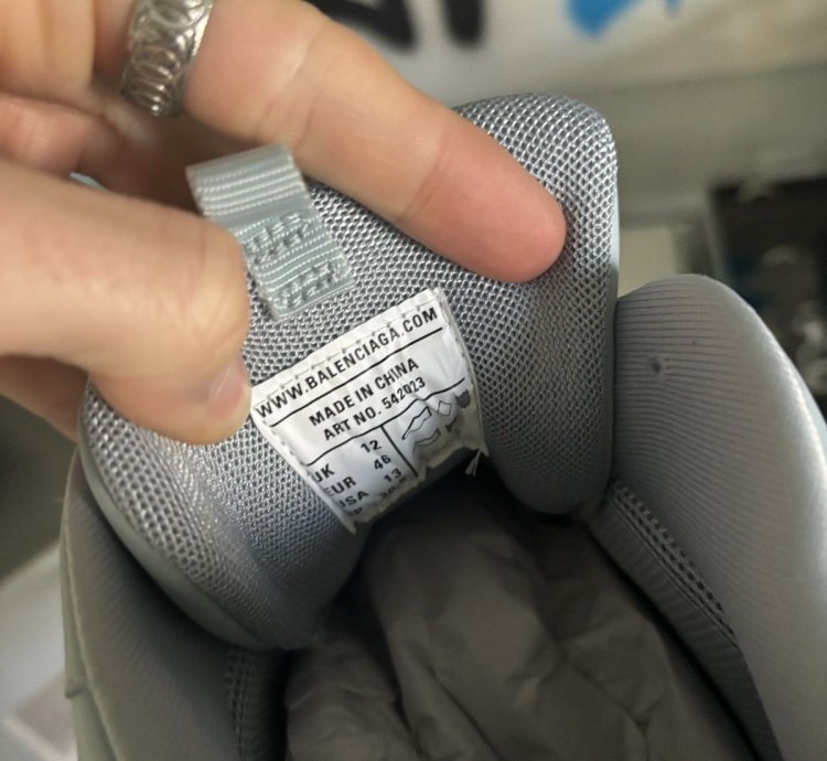 Balenciaga Cool Grey Track Sneakers