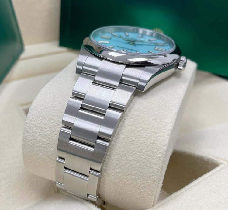 Rolex Oyster Perpetual 41 Unworn Oyster Perpetual 41mm 124300 Turquoise Index Dial Oyster Bracelet
