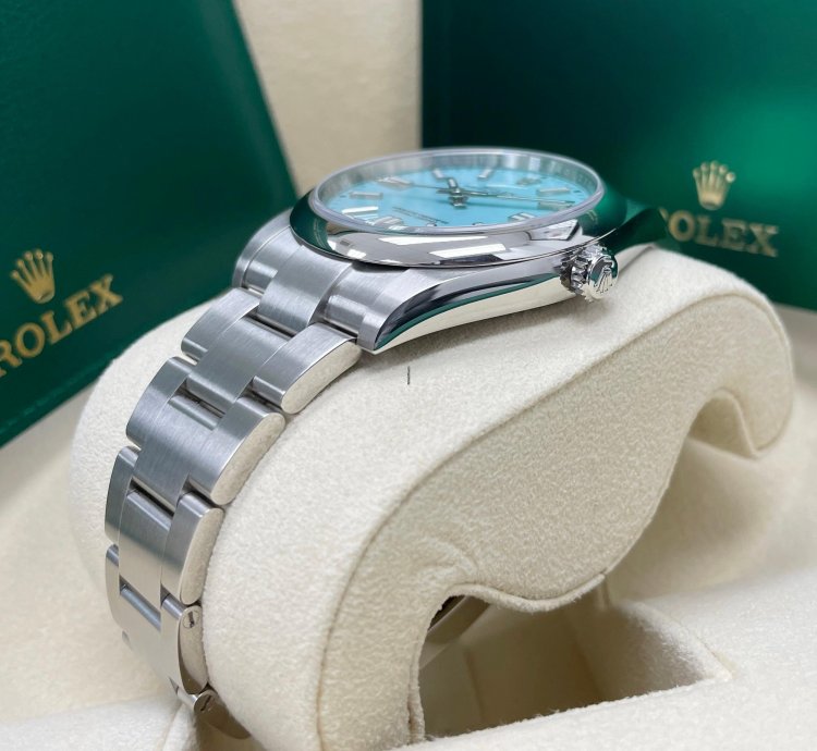Rolex Oyster Perpetual 41 Unworn Oyster Perpetual 41mm 124300 Turquoise Index Dial Oyster Bracelet