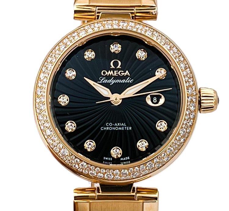 Omega De Ville Ladymatic Factory Diamond 34mm 425 65 34 20 51 002