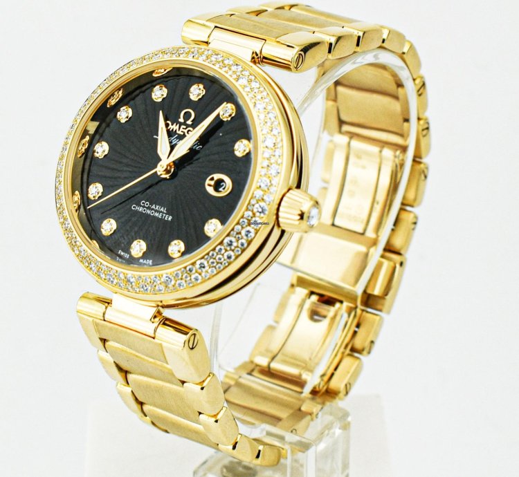 Omega De Ville Ladymatic Factory Diamond 34mm 425 65 34 20 51 002