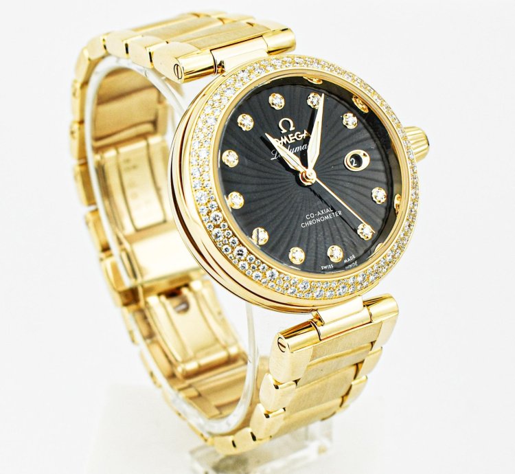 Omega De Ville Ladymatic Factory Diamond 34mm 425 65 34 20 51 002