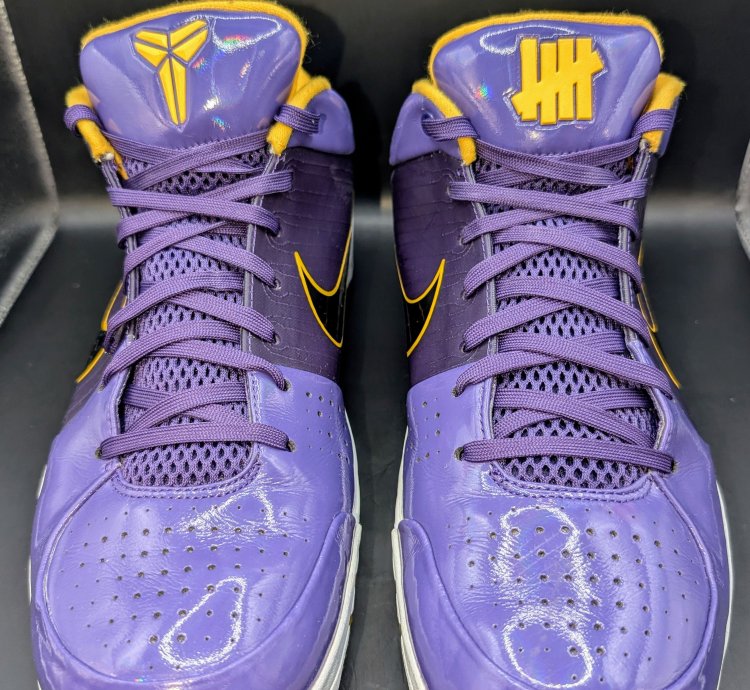 Nike Undefeated Kobe 4 Protro Court Purple La Lakers Vnds