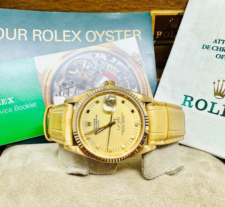 Rolex Oyster Perpetual Date 15238 Qaboos Bin Said Al Said Dial Full Set