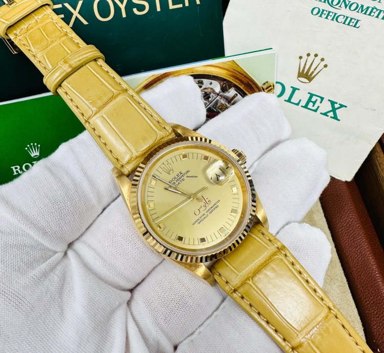 Rolex Oyster Perpetual Date 15238 Qaboos Bin Said Al Said Dial Full Set