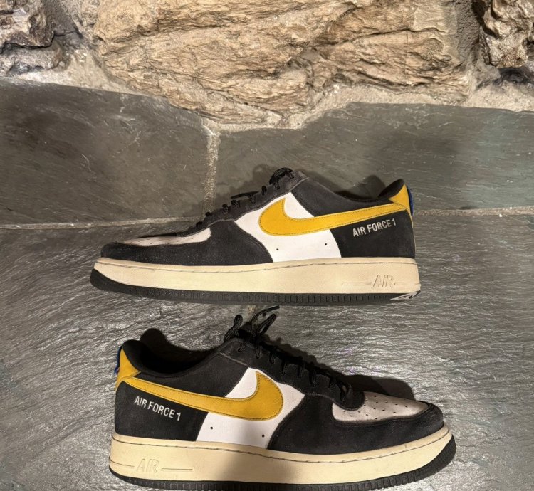 Air Force 1 07 Lv8 Athletic Club Black Gold