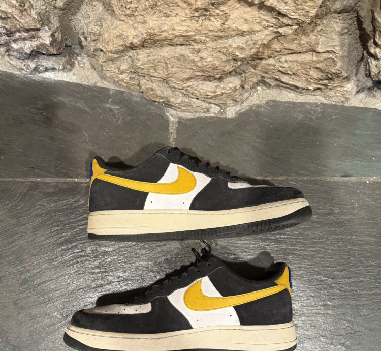 Air Force 1 07 Lv8 Athletic Club Black Gold
