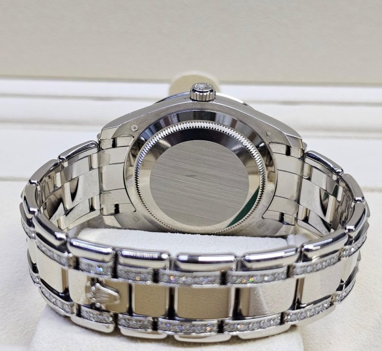 Rolex Pearlmaster Datejust Pearlmaster Original Factory Set Diamonds