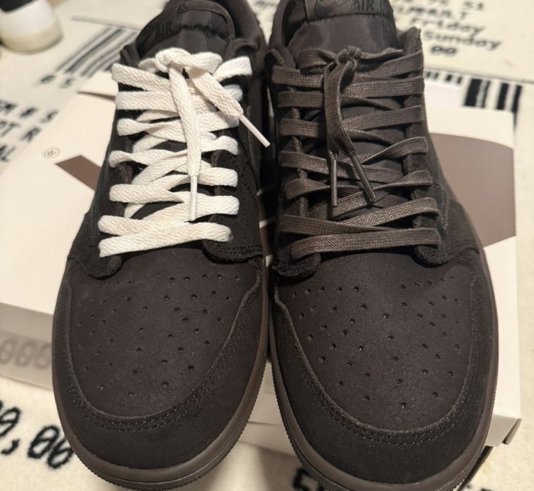 Travis Scott Jordan 1 Low Velvet Mocha Brown