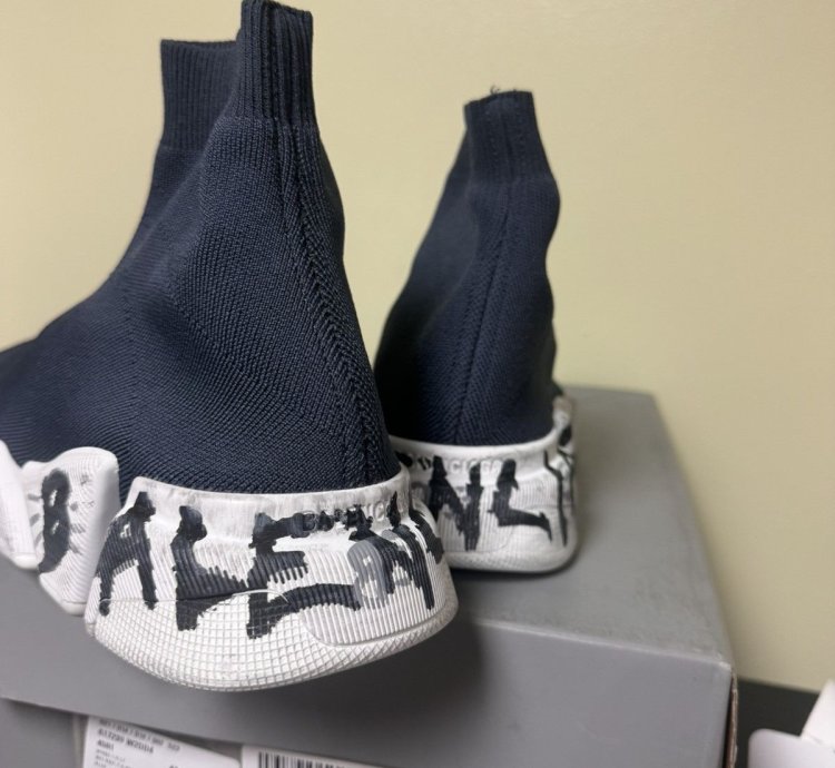 Balenciaga Graffiti Knit Runner