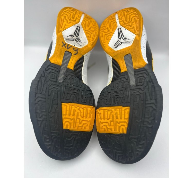 Nike Zoom Kobe 5 Del Sol Black Yellow Shoes Sneakers 7 5