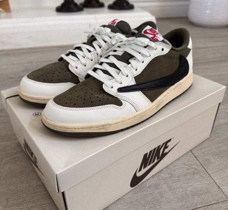 Travis Scott Jordan 1 Medium Olive
