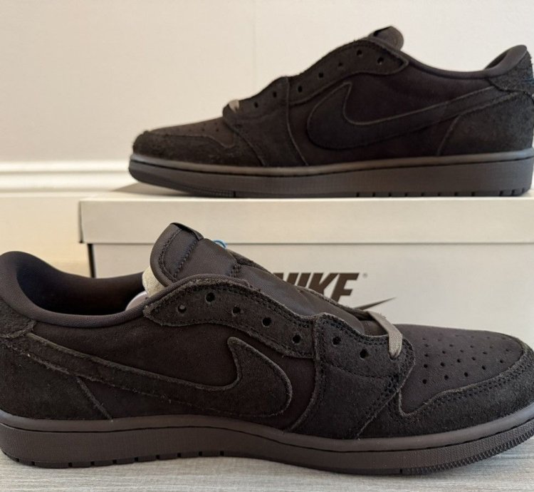 Travis Scott Jordan 1 Retro Low Velvet Brown Dark Mocha 12
