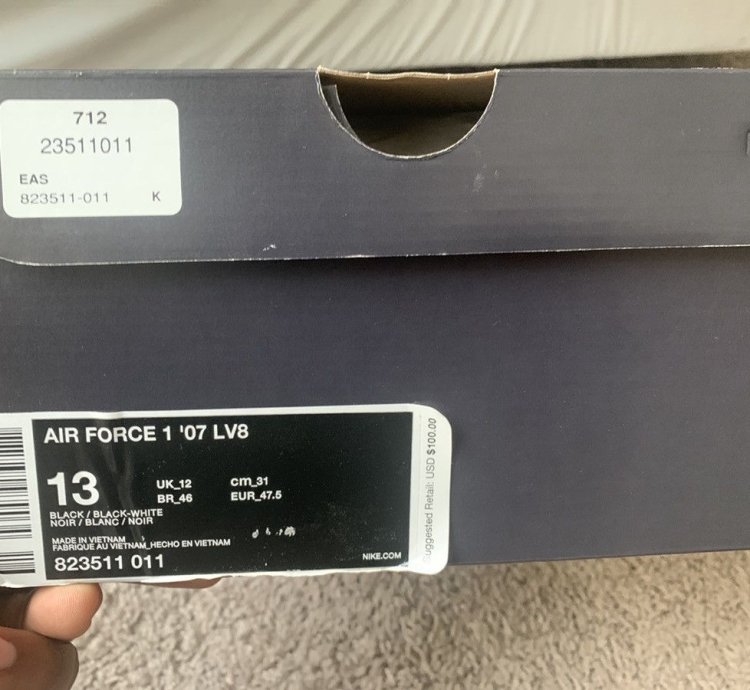 Air Force 1 07 Lv8 Force Logo