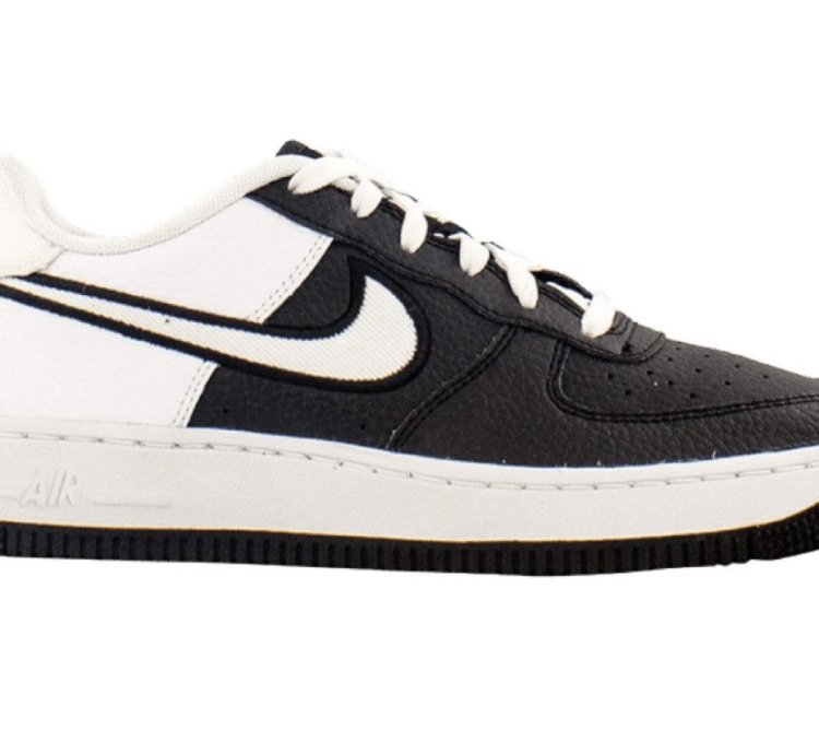 Air Force 1 07 Lv8 Gs Black White
