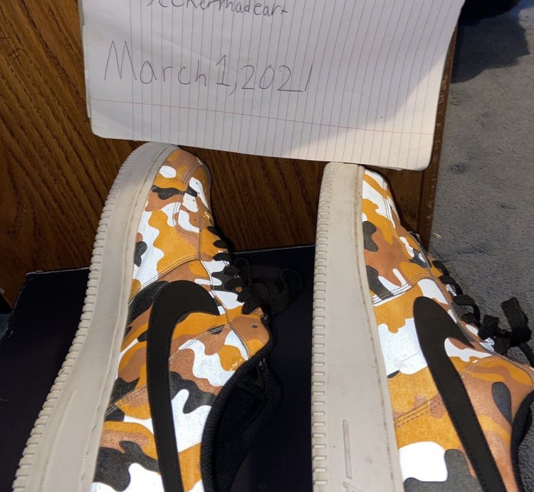 Air Force 1 07 Lv8 In Orange Black