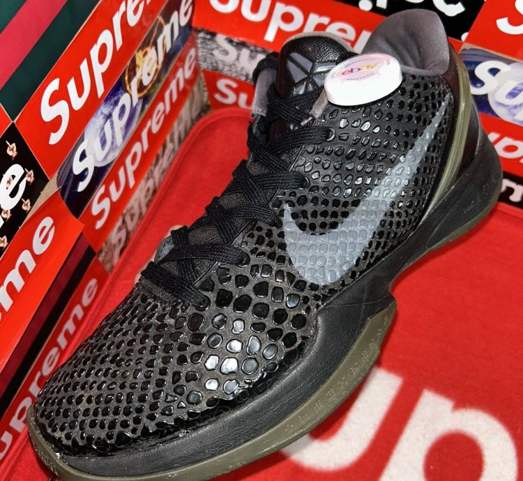 Nike Zoom Kobe 6 Blackout 429659-013 Size 13