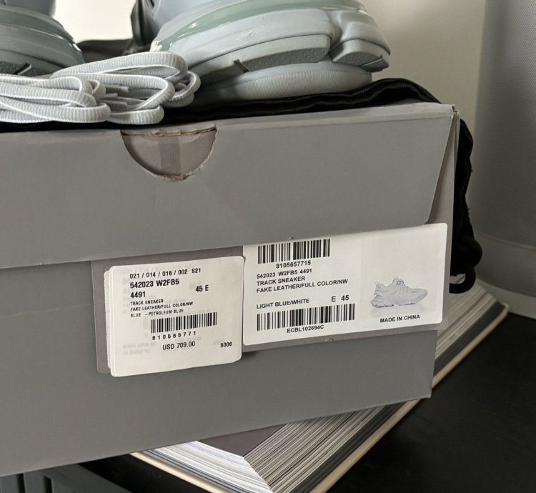 Balenciaga Grey Track Sneakers