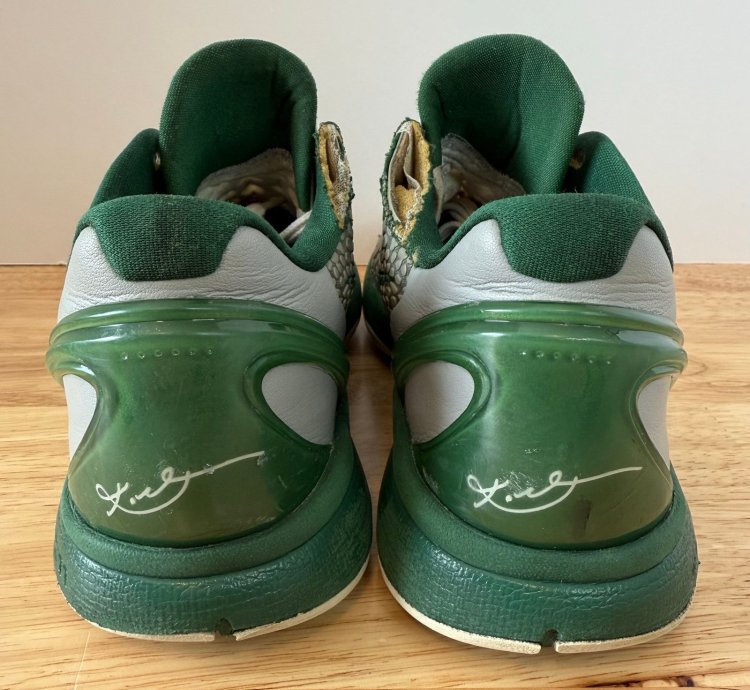 Nike Zoom Kobe 6 Medium Grey Gorgegreen Men Size 8