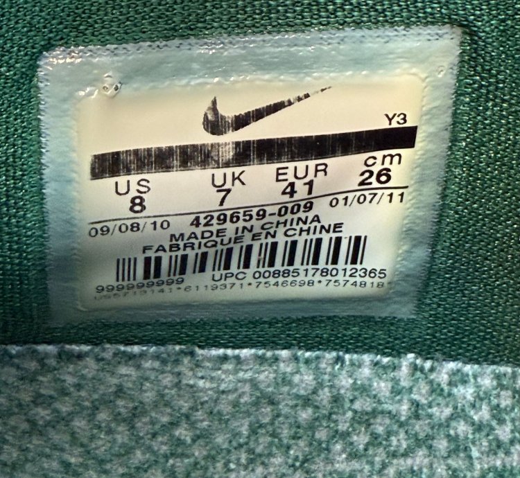 Nike Zoom Kobe 6 Medium Grey Gorgegreen Men Size 8
