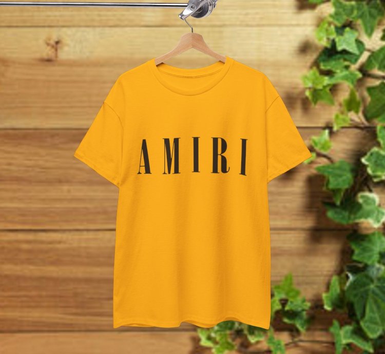 Amiri Core T-shirt Gold Shirt Usa Size