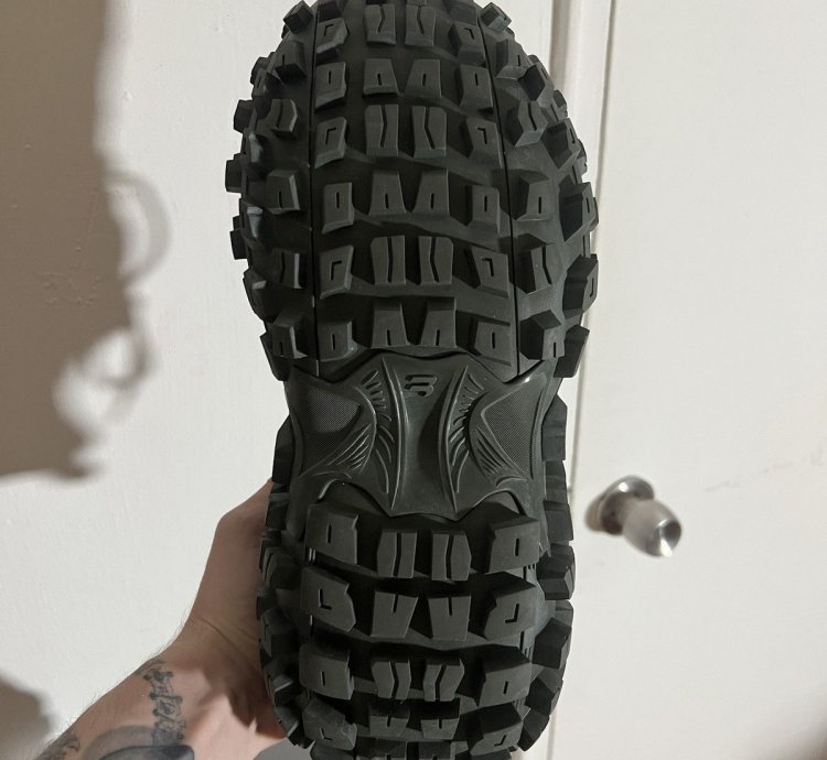 Balenciaga Khaki Defender Sneaker