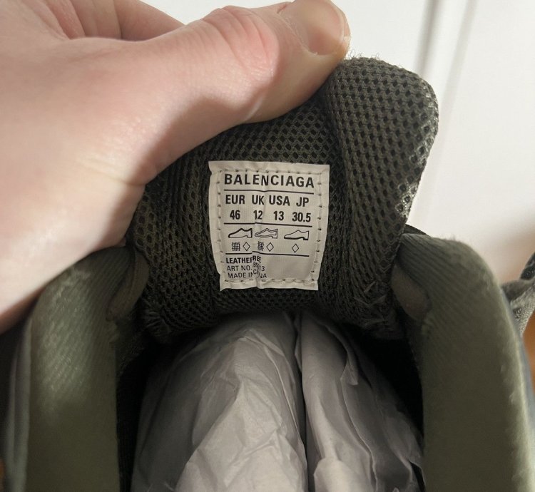 Balenciaga Khaki Defender Sneaker