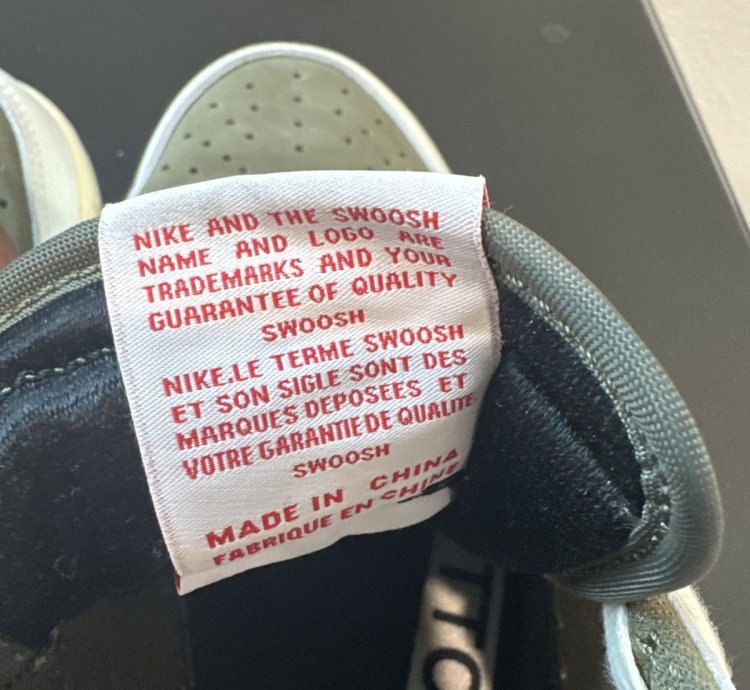 Travis Scott Jordan 1 Reverse Olive Cactus Jaxk
