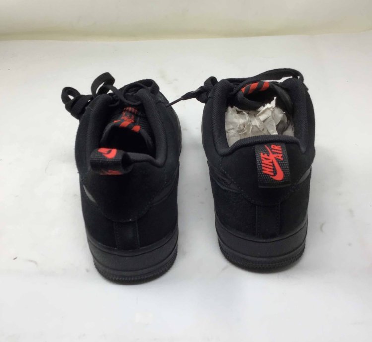 Air Force 1 07 Lv8 Reflective Swoosh - Black Crimson