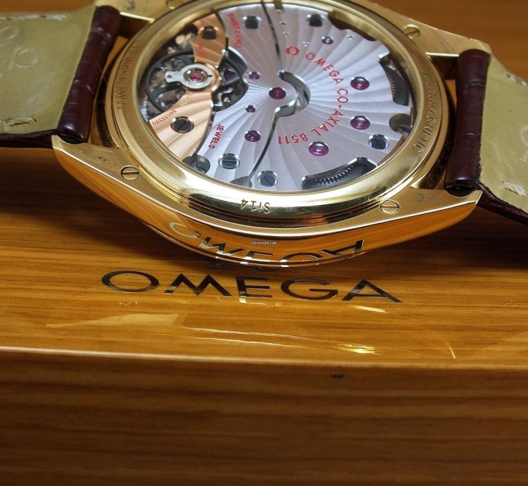 Omega De Ville Tr Sor Gold 18k Full Set 432 53 40 21 02 001