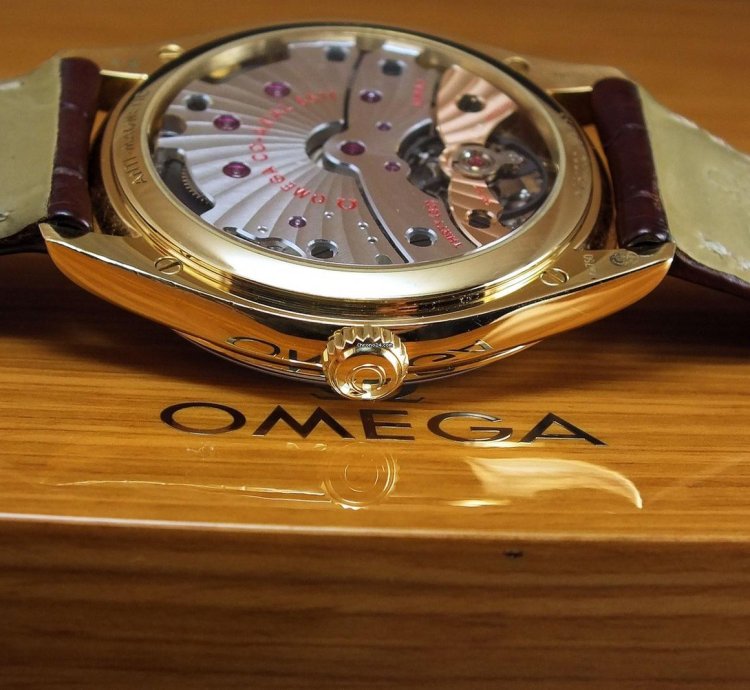 Omega De Ville Tr Sor Gold 18k Full Set 432 53 40 21 02 001