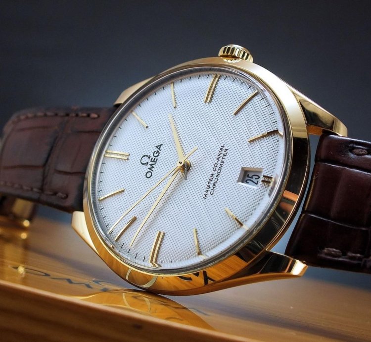 Omega De Ville Tr Sor Gold 18k Full Set 432 53 40 21 02 001