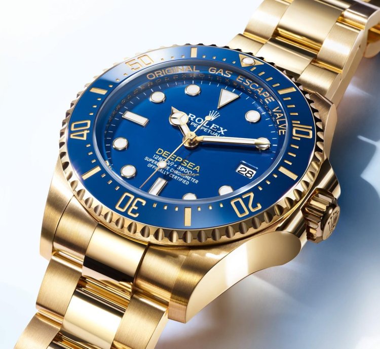 Rolex Sea-dweller Deepsea 18k Yellow Gold Oyster Bracelet Golden Smurf 136668lb New Release