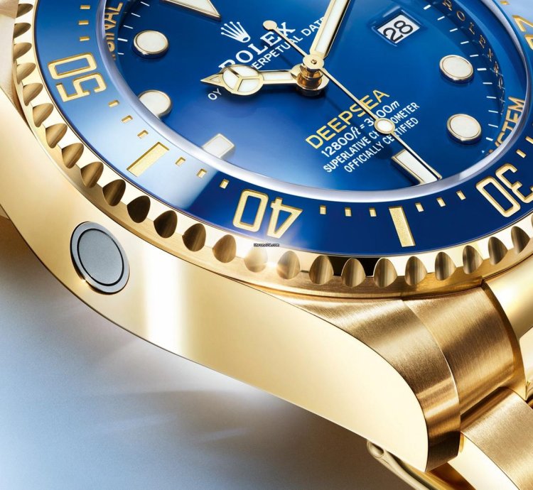 Rolex Sea-dweller Deepsea 18k Yellow Gold Oyster Bracelet Golden Smurf 136668lb New Release