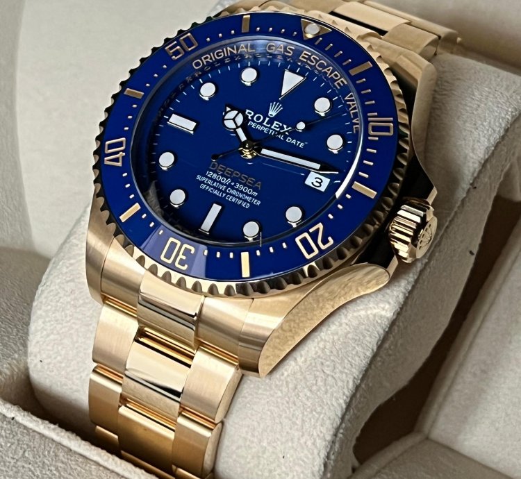 Rolex Sea-dweller Deepsea 2024 44mm Yellow Gold Blue Dial 136668lb