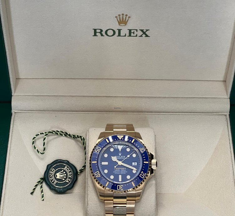Rolex Sea-dweller Deepsea 2024 44mm Yellow Gold Blue Dial 136668lb