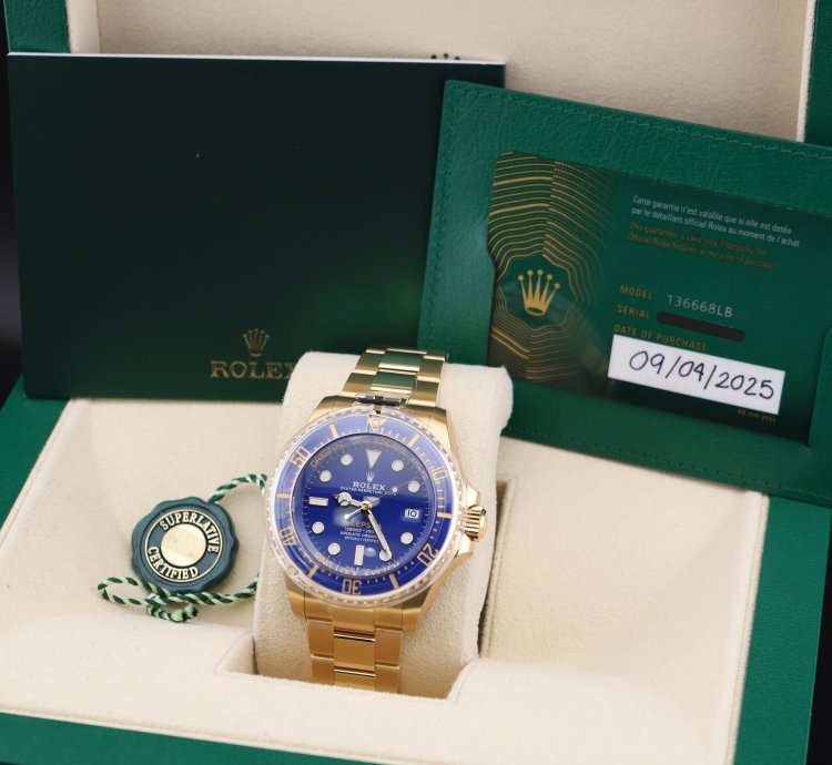 Rolex Sea-dweller Deepsea 2025 New Factory Stickers Deepsea Blue Dial 136668lb 44mm Full Set