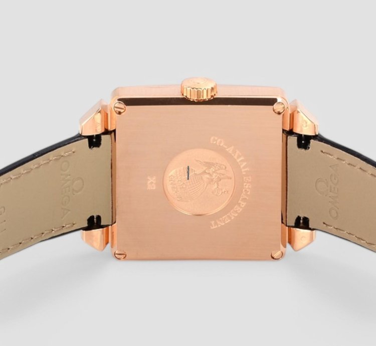 Omega De Ville X2 35mm Big Date Rose Gold Men Watch