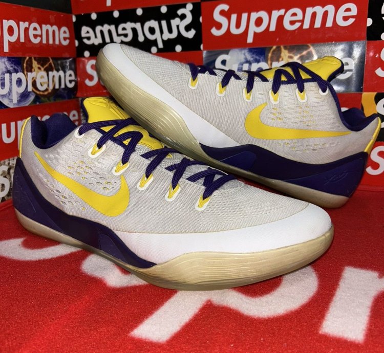 Nike Zoom Kobe 9 Ix Nikeid Id Lakers 688501-991 Size 12