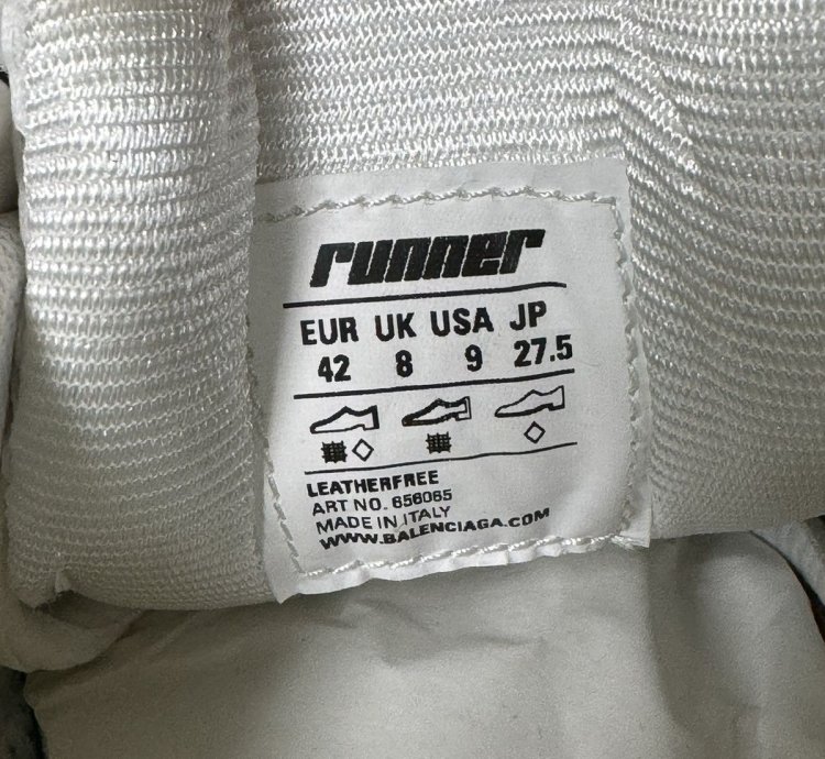Balenciaga Low Top Runners White