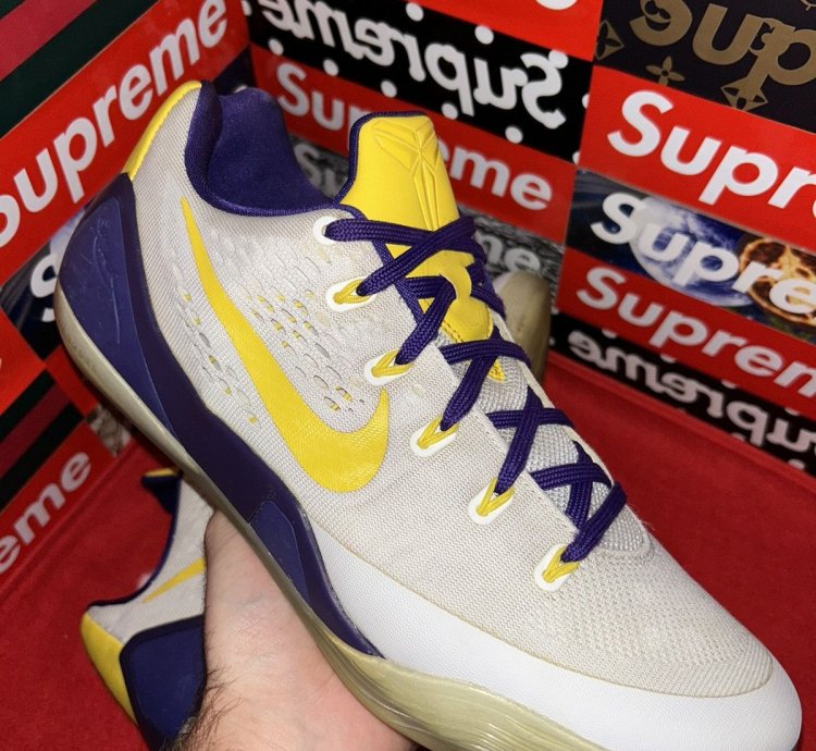 Nike Zoom Kobe 9 Ix Nikeid Id Lakers 688501-991 Size 12