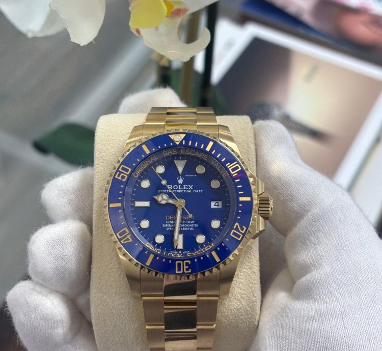 Rolex Sea-dweller Deepsea 44 Yellow Gold Oyster Unworn Box And Papers 2024