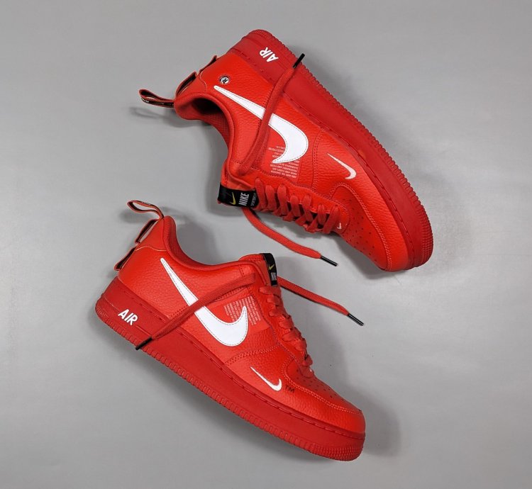 Air Force 1 07 Lv8 Utility Team Orange