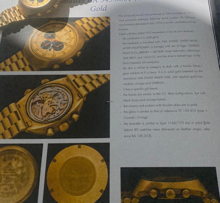 Omega Flightmaster De Luxe Solid Gold Collector Dream Extract Omega Archive