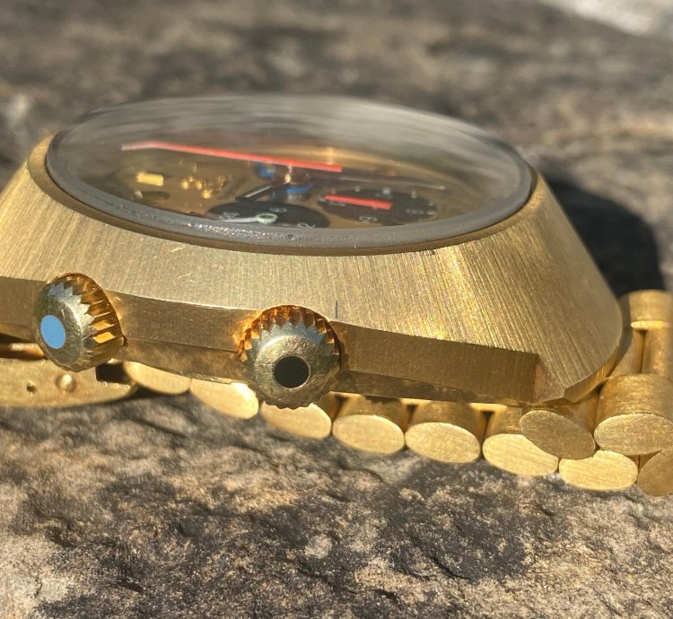 Omega Flightmaster De Luxe Solid Gold Collector Dream Extract Omega Archive