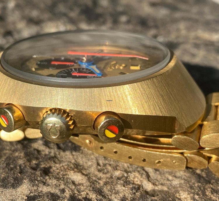 Omega Flightmaster De Luxe Solid Gold Collector Dream Extract Omega Archive