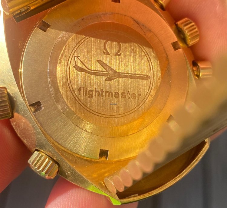 Omega Flightmaster De Luxe Solid Gold Collector Dream Extract Omega Archive