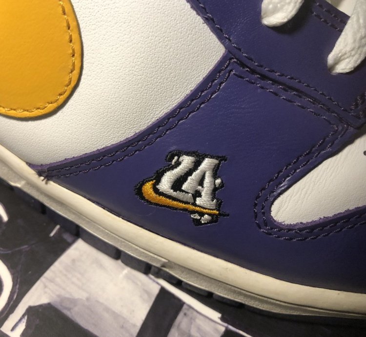 Rare 2004 Nike Dunk Low La Los Angeles Court Purple Kobe
