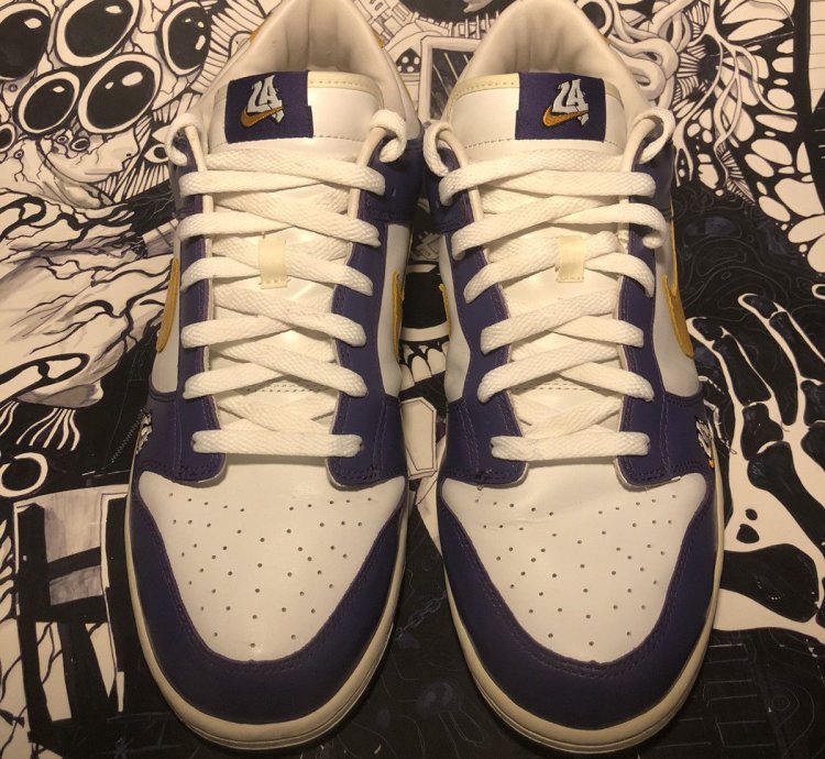 Rare 2004 Nike Dunk Low La Los Angeles Court Purple Kobe