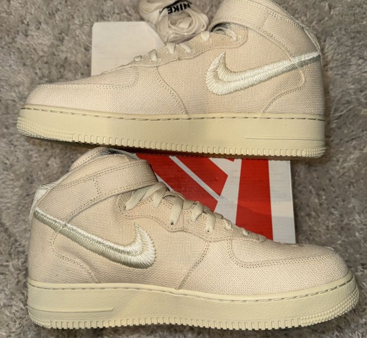 Air Force 1 07 Mid Sp Stussy Size 11 Ds